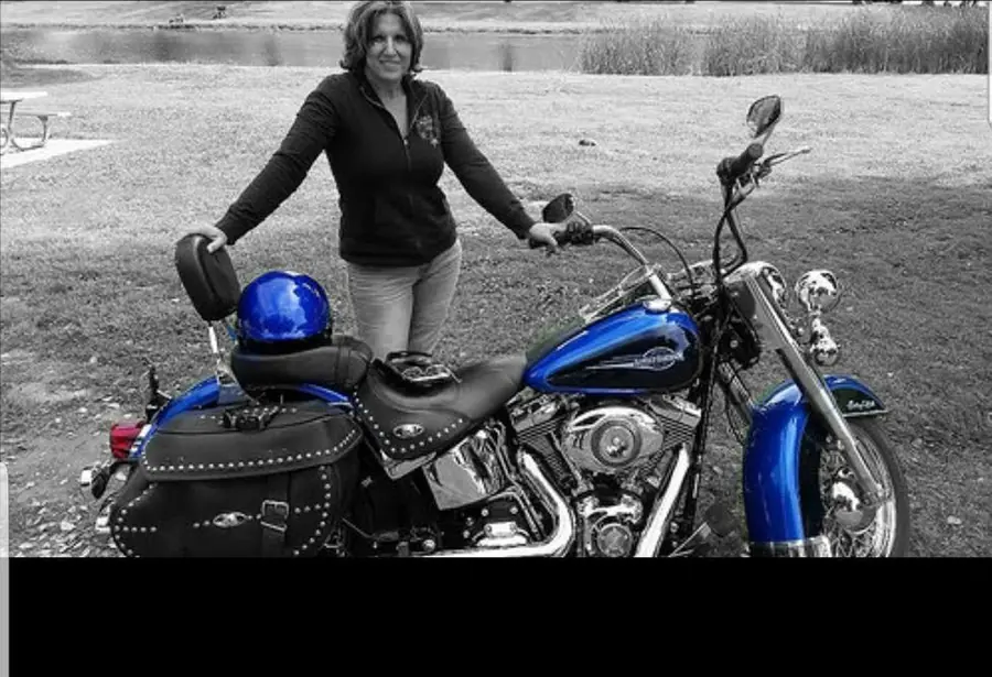 GenXMom and the bike.