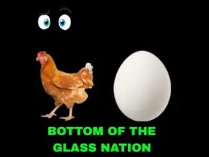 Get to the bottom of the glass! (Portrait)