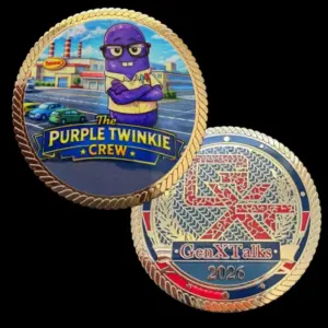 Purple Twinkie Challenge Coin