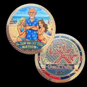 The Sun Valley Fox Challenge Coin