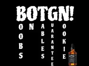 BOTGN! Yep, at the bottom!